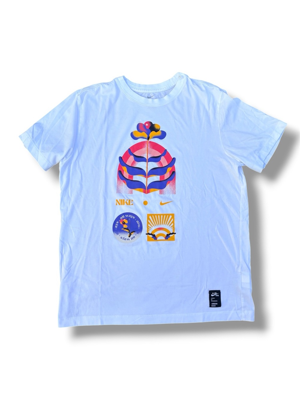 Nike Dri-FIT A.I.R. Artist In Residence T-Shirt by Jordan Moss – White – Size L